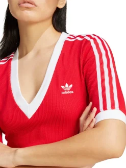 Abito adicolor 3-Stripes Knit V-Neck