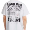 Barcode Back Graphic Loose T-Shirt