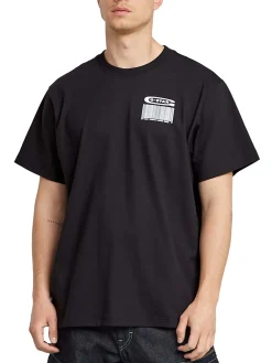 Barcode Back Graphic Loose T-Shirt