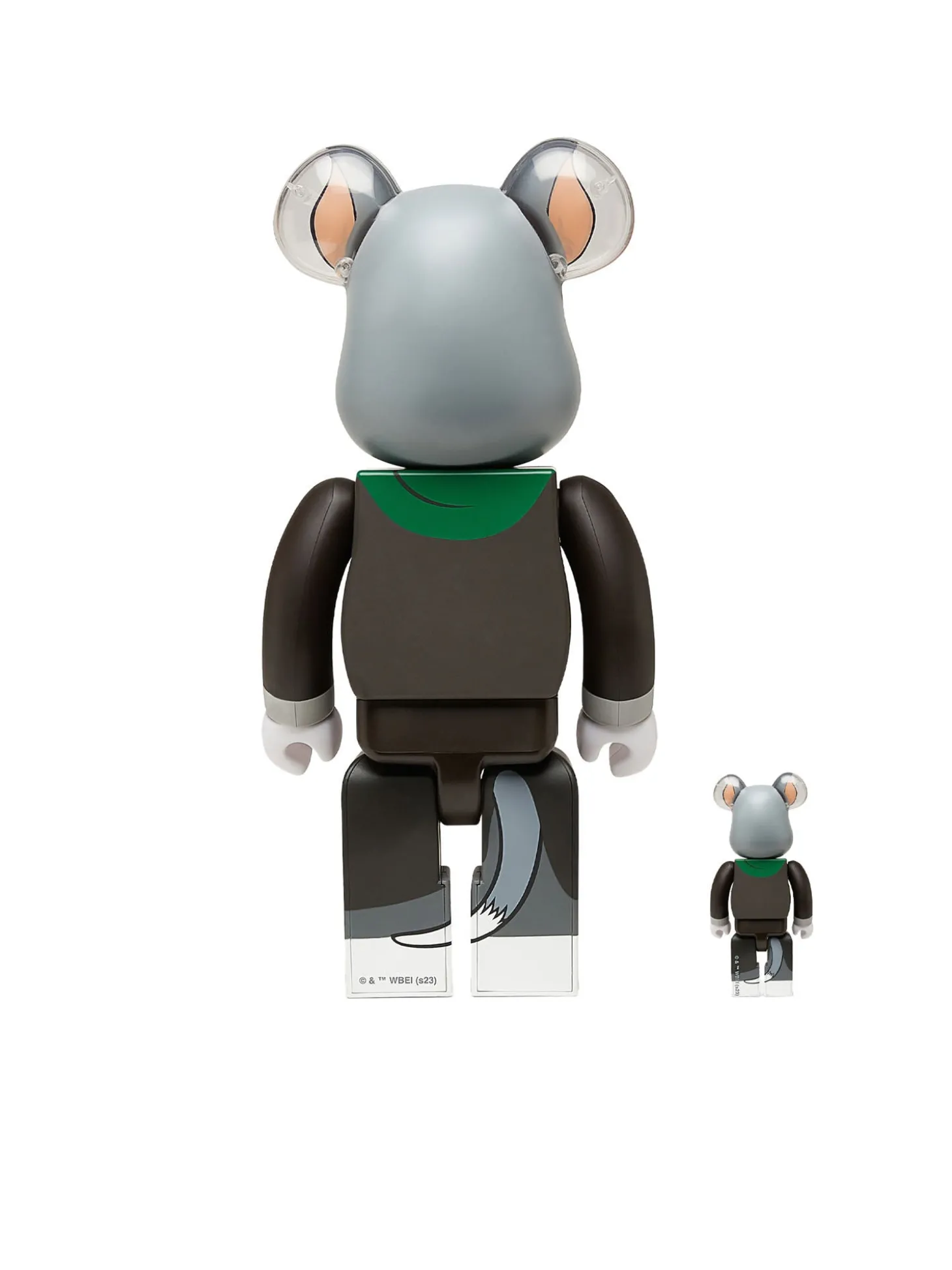 Bearbrick Tom and Jerry Set Hogwarts 100% 400%