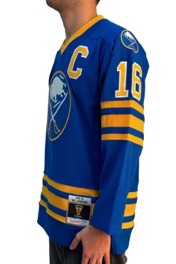 Blue Line Pat Lafontaine Buffalo Sabres Dark 1992 Jersey