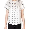 Blusa Lines & Dots Silk Polo