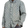 Camicia Blue Shield Laser Denim