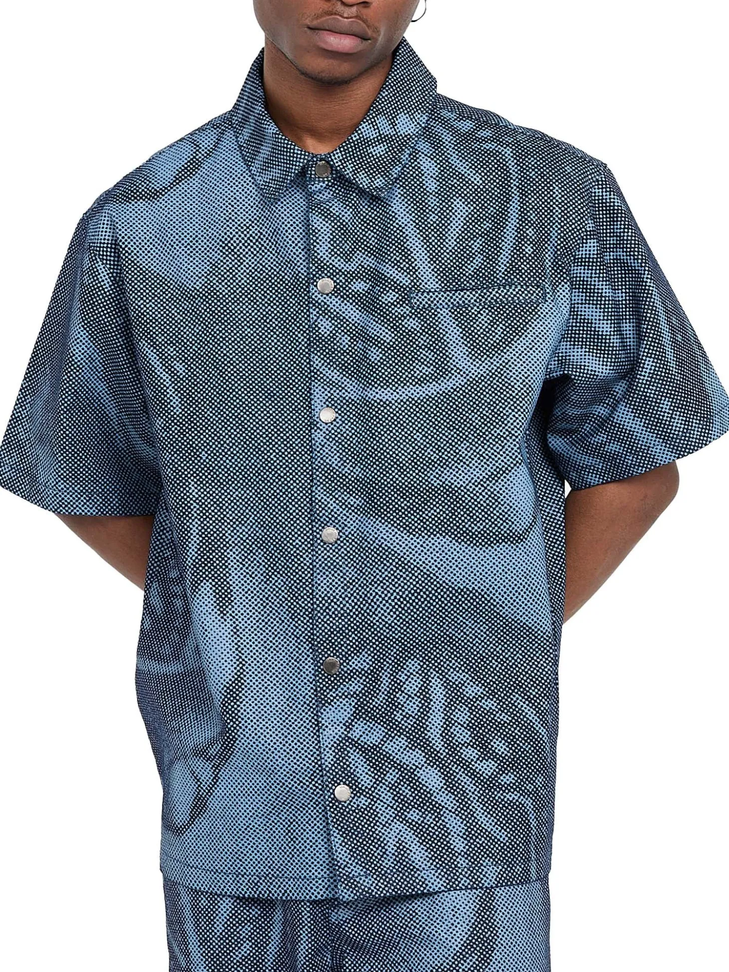 Camicia Multi-Colored Braids Denim