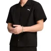 Camicia rilassata in seersucker da uomo