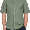 Camicia Slim Fit A Maniche Corte