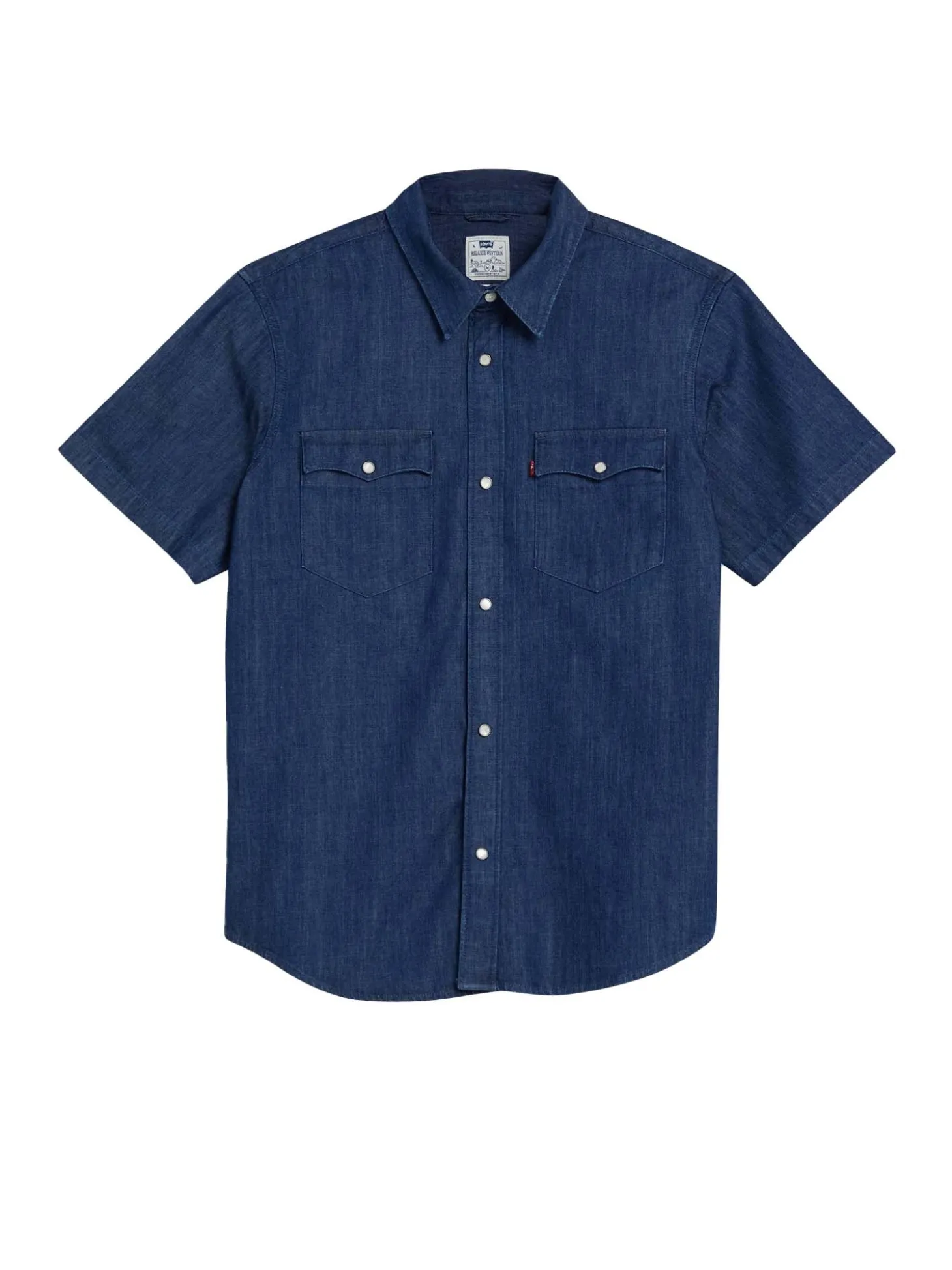 Camicia western a maniche corte vestibilità rilassata