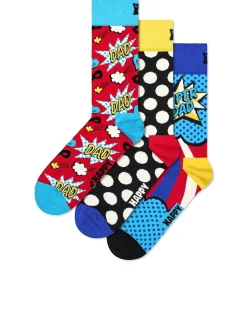 Confezione regalo da 3 paia di calzini Super Dad