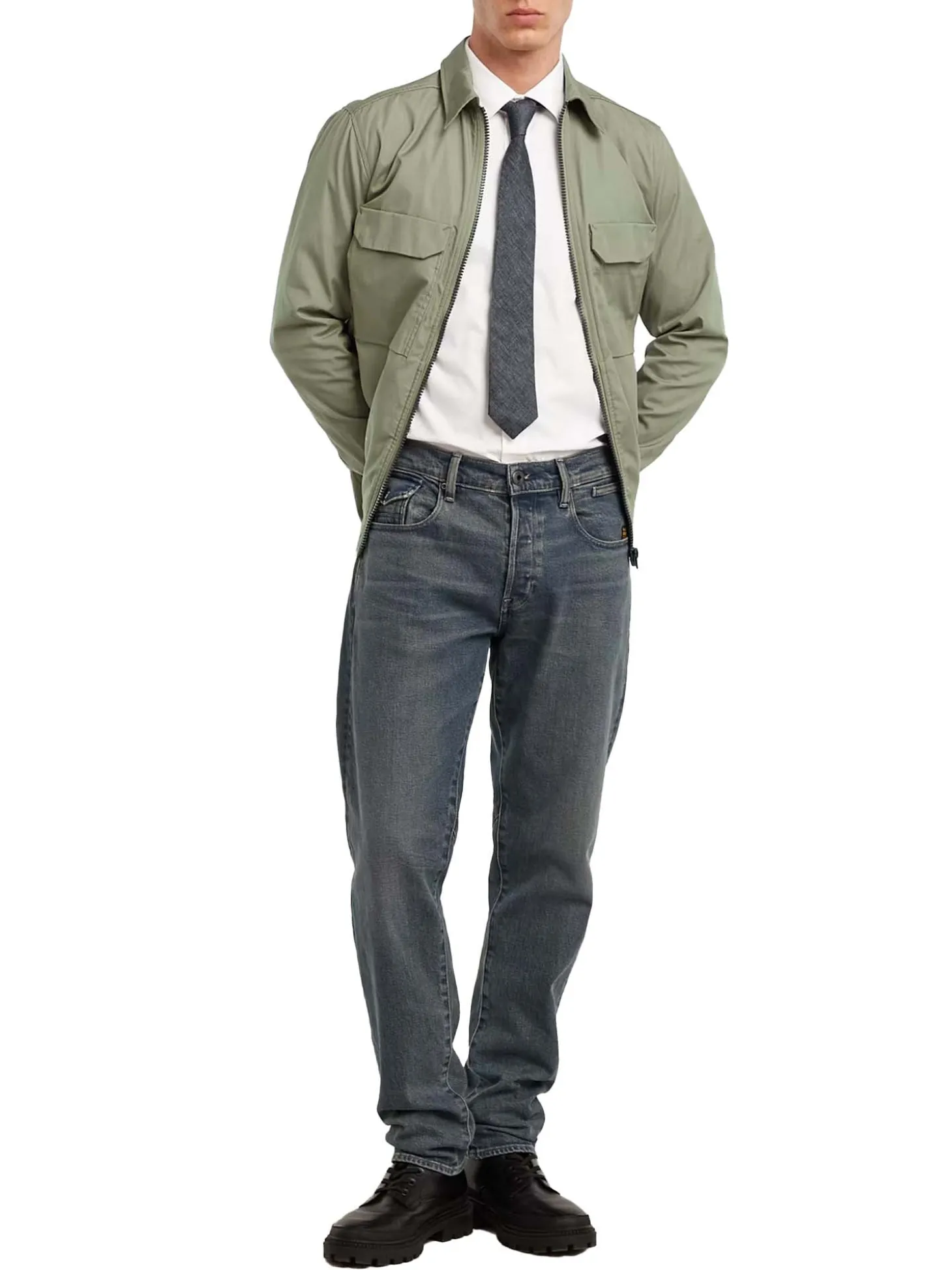 Cravatta Chambray
