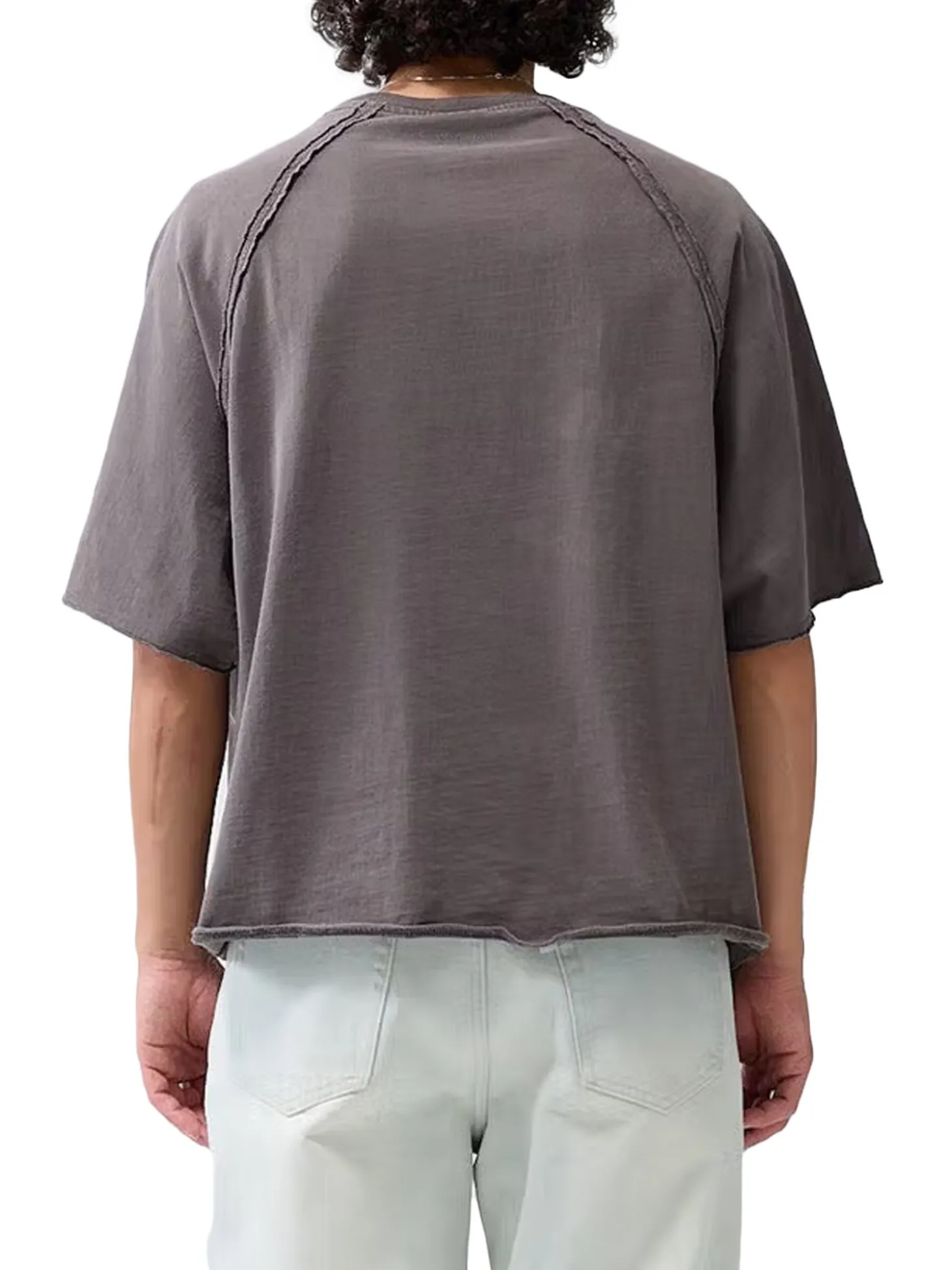 Cropped Raglan Tee