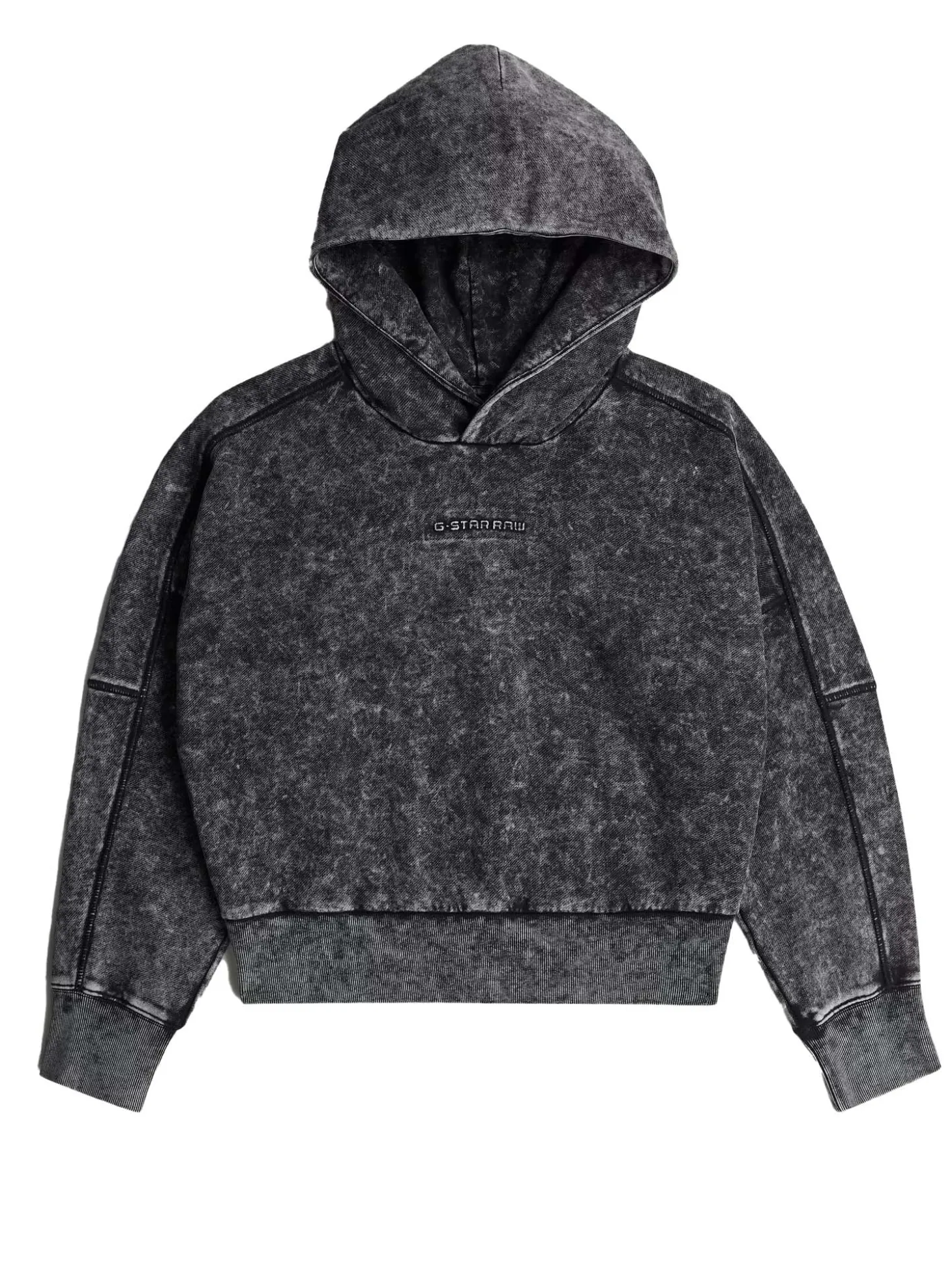 Felpa Washed Embossed Oversized