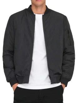 Giacca Bomber Solid Color