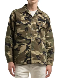 Giacca Camicia Camo