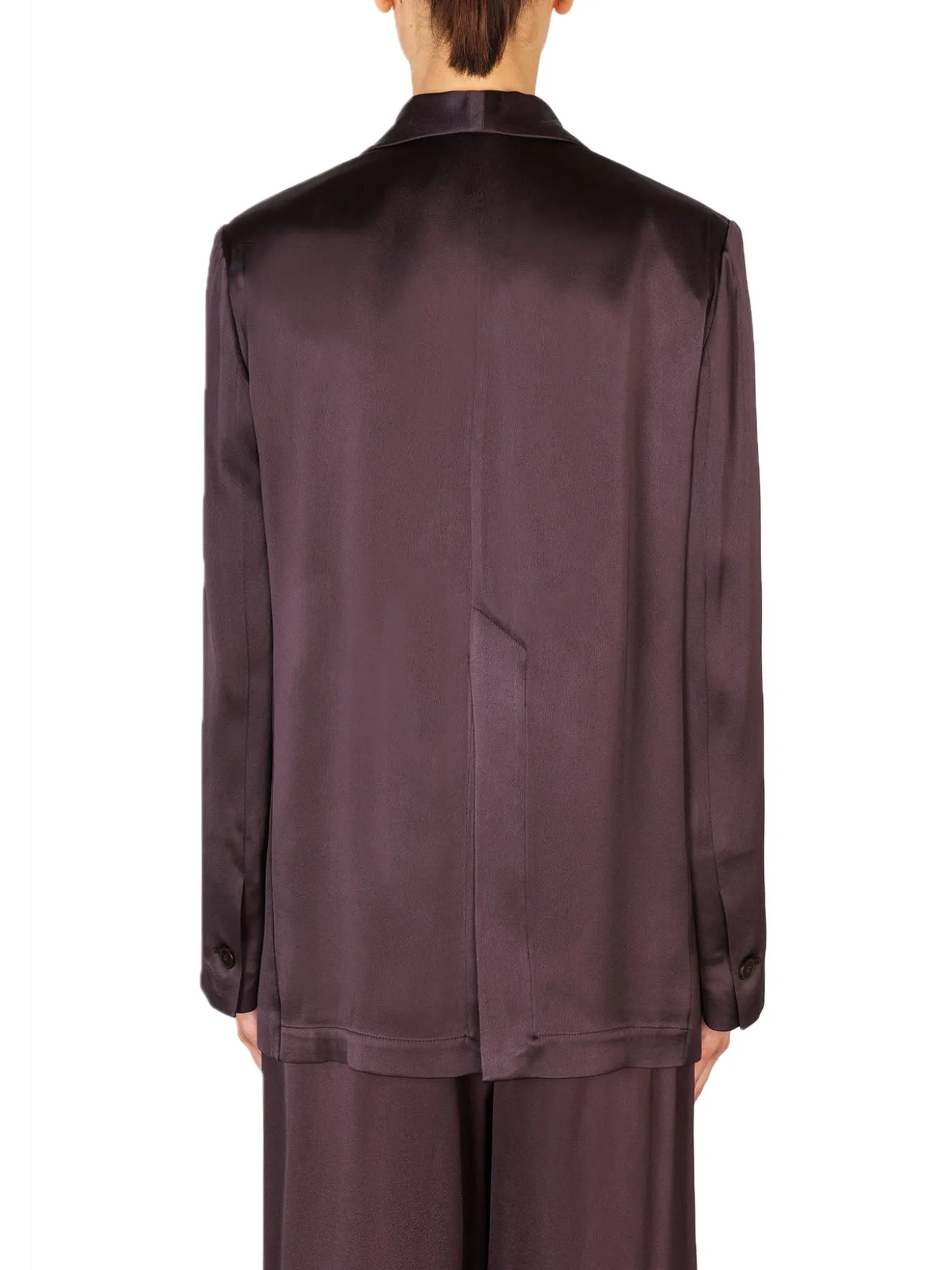 Giacca Liquid Satin Scivolata