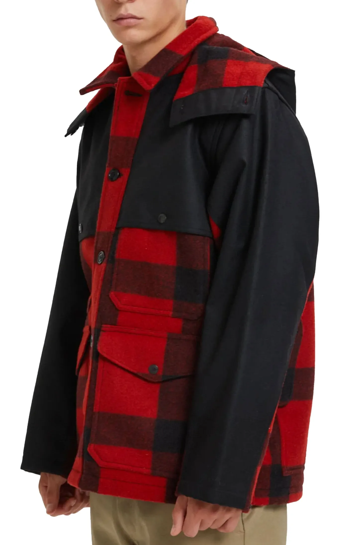 Giacca Mackinaw Wool Double Coat