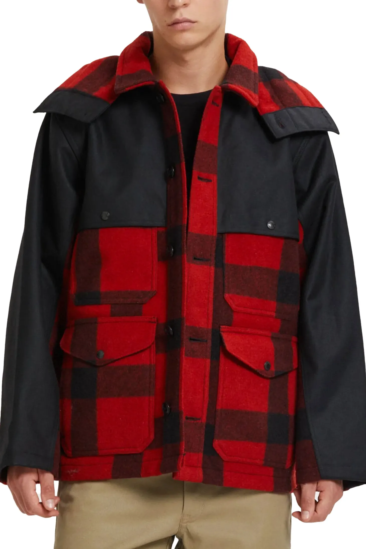 Giacca Mackinaw Wool Double Coat