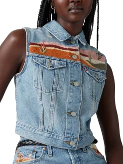 Gilet XS ricamato