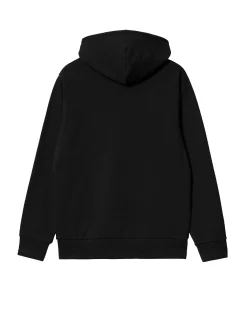 Hooded Script Embroidery Sweat