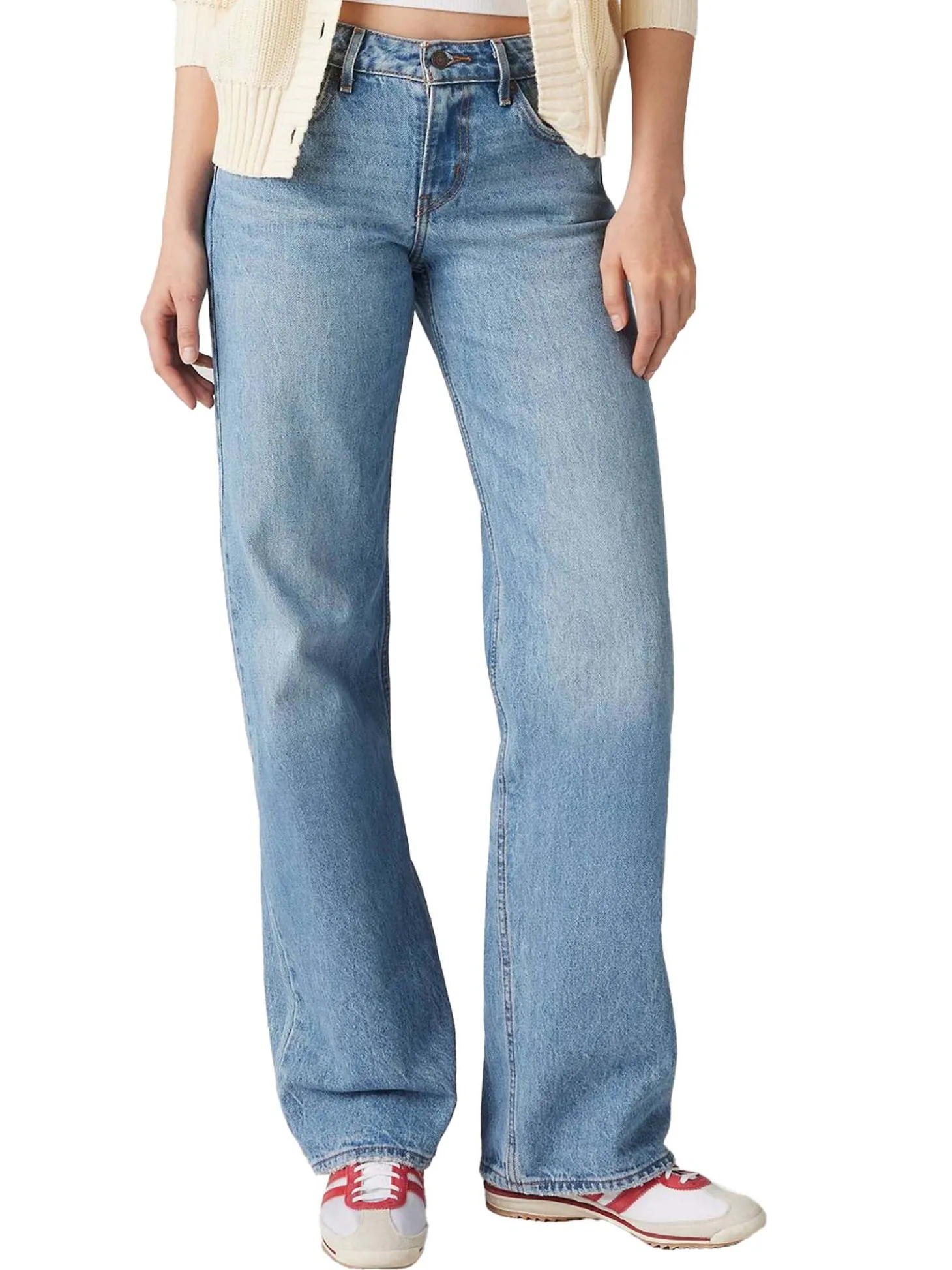 Jeans bassi ampi