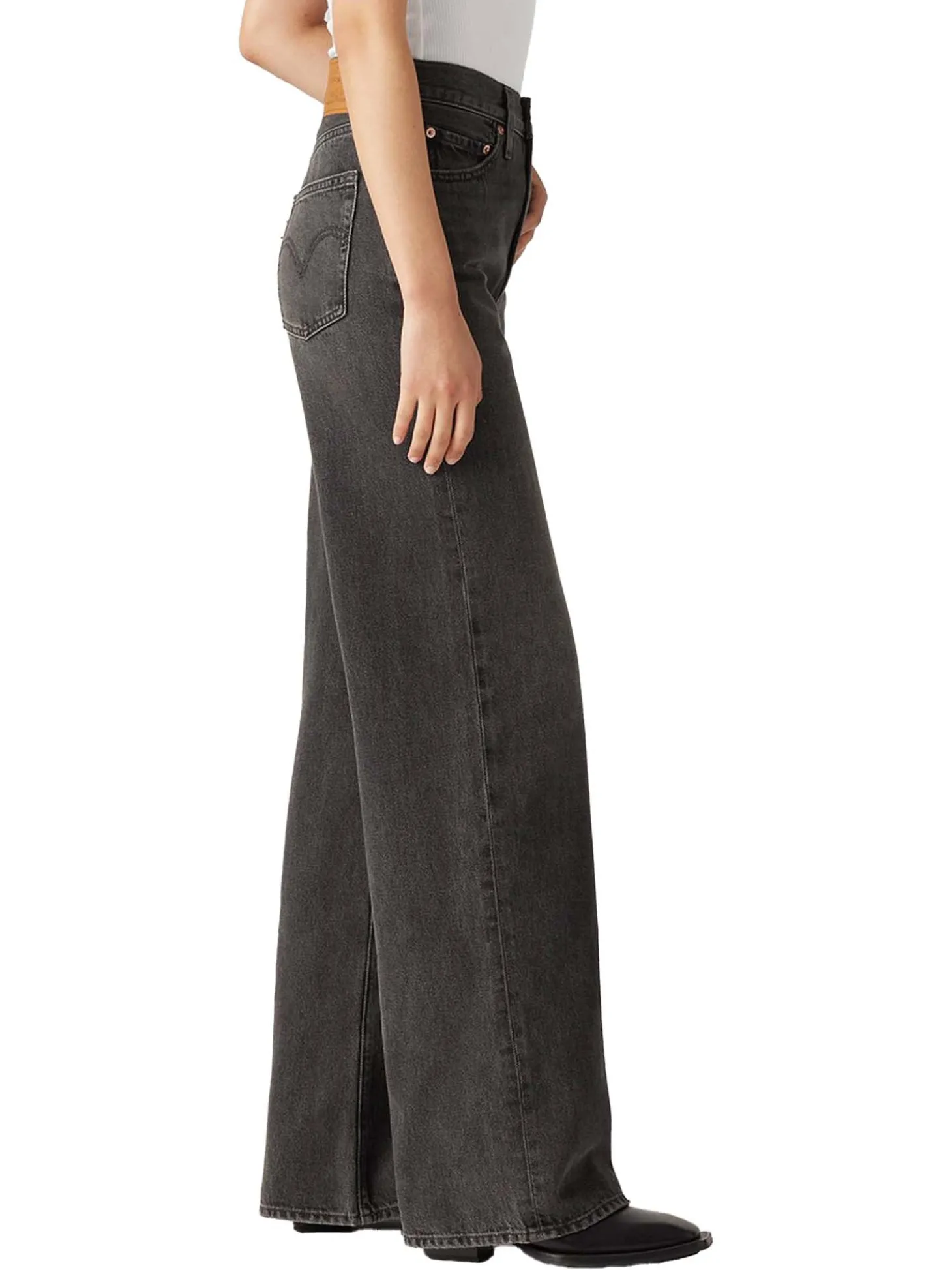 Jeans Ribcage a gamba ampia