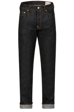 Kamon Brocade Applique Daicock Jeans