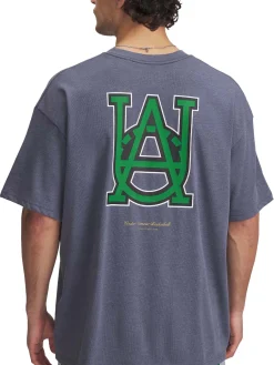 Maglia a maniche corte UA Heavyweight Hoops Courtside da uomo