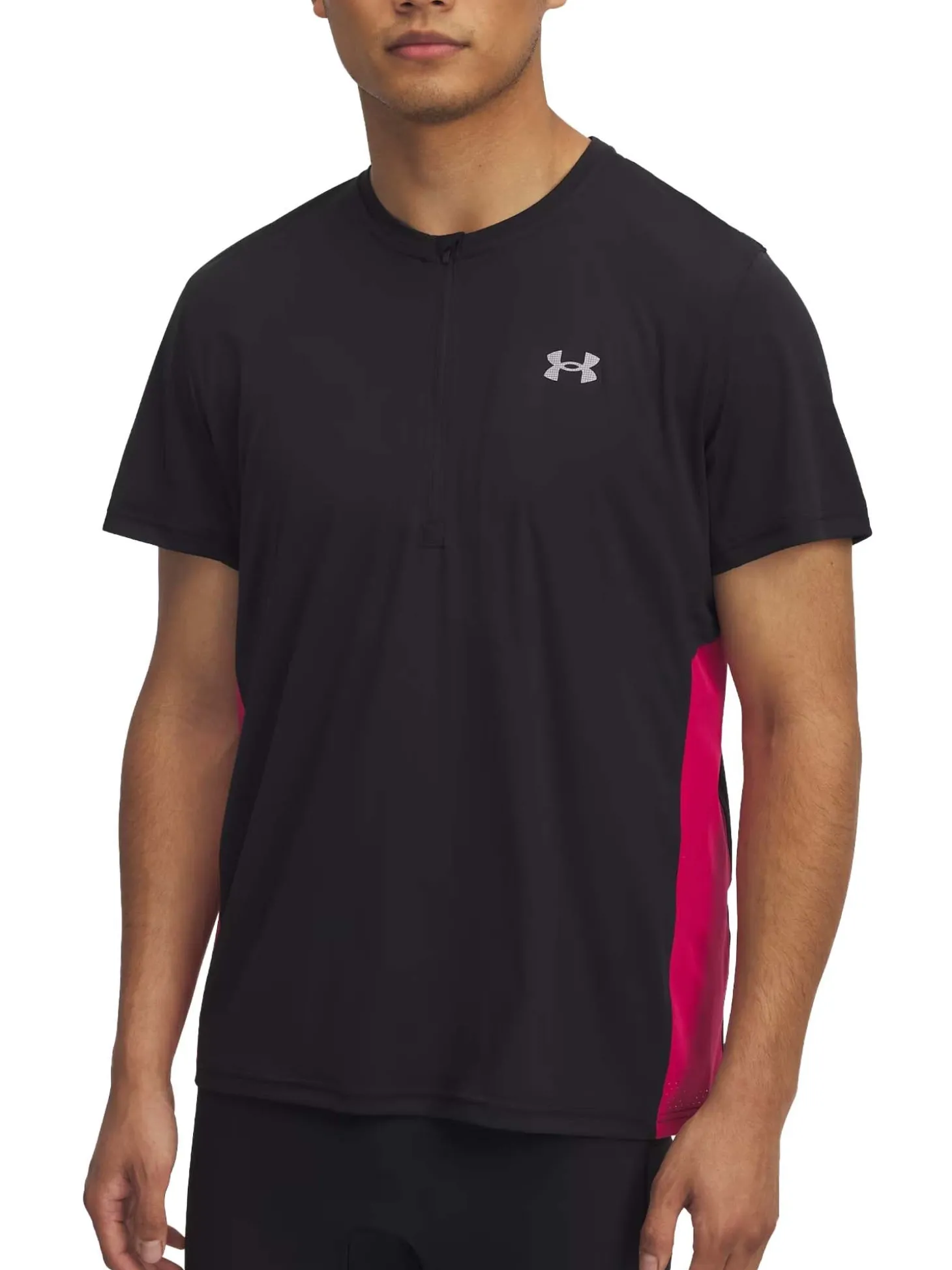 Maglia a maniche corte UA Trail Run Zip da uomo