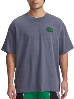 Maglia a maniche corte UA Heavyweight Hoops Courtside da uomo