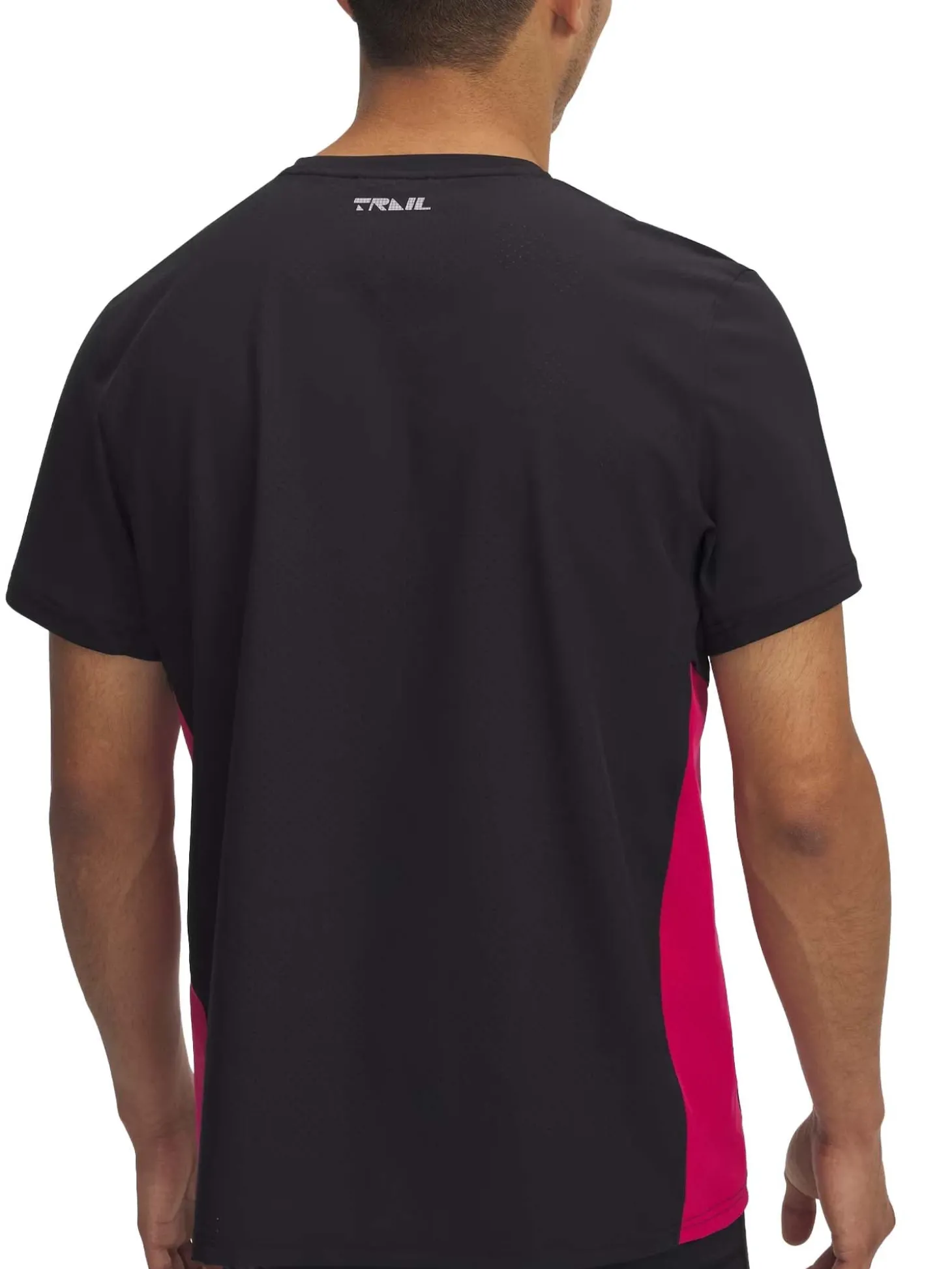 Maglia a maniche corte UA Trail Run Zip da uomo