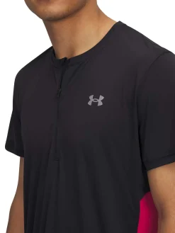 Maglia a maniche corte UA Trail Run Zip da uomo