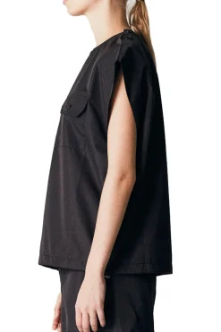 Military No Sleeve Cut Sew