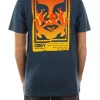 Obey Icon Stencil Flame Tee