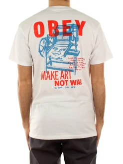 Obey Printing Press Make Art Tee