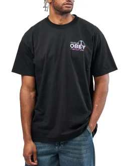 Obey Records Sound Waves Tee