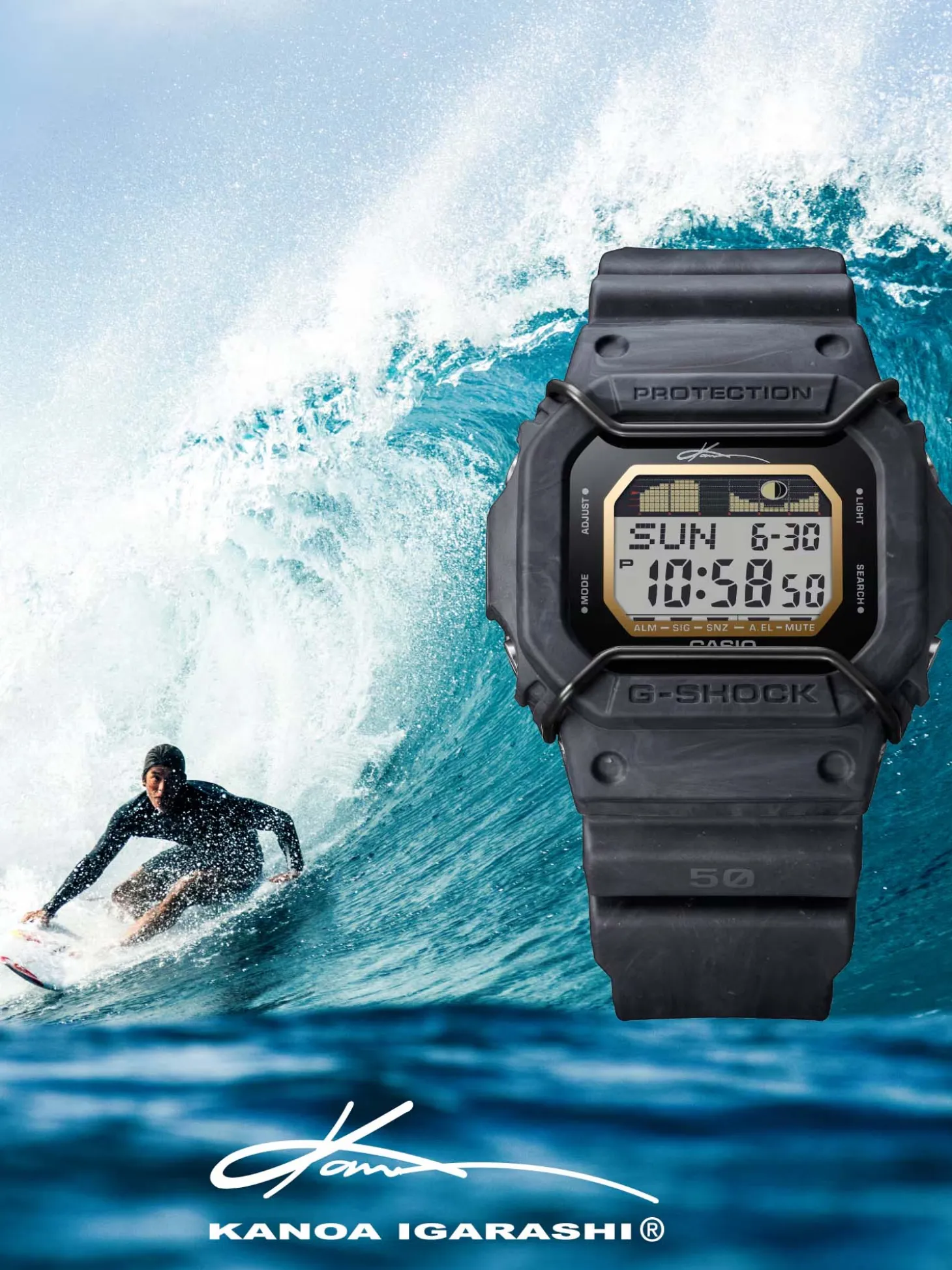 Orologio GLX-5600KB-1 x Kanoa Igarashi