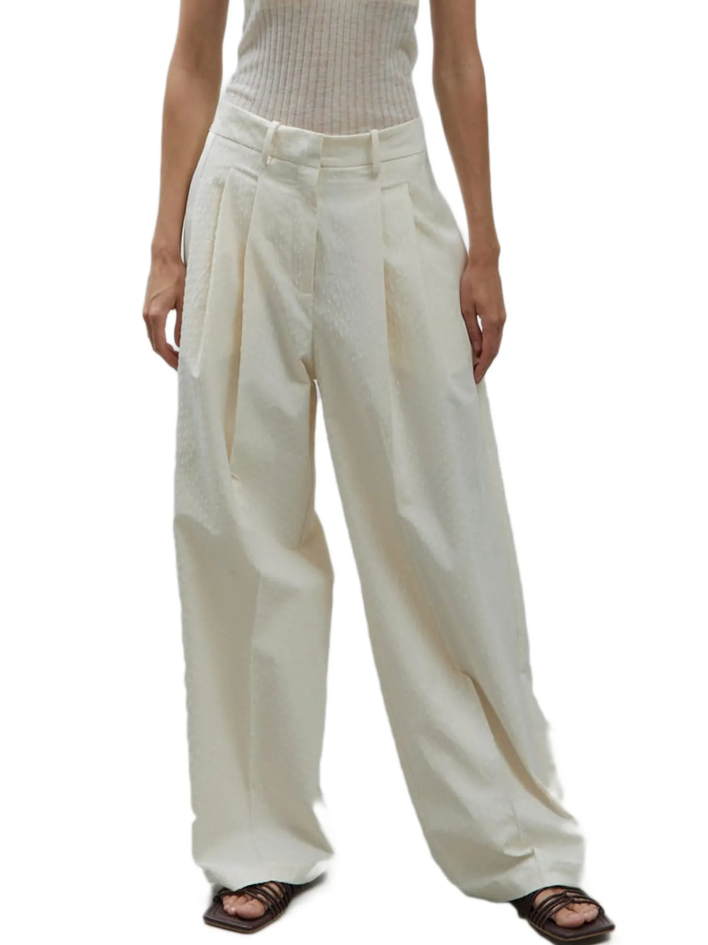 Pantaloni Stick Jacquard Bande