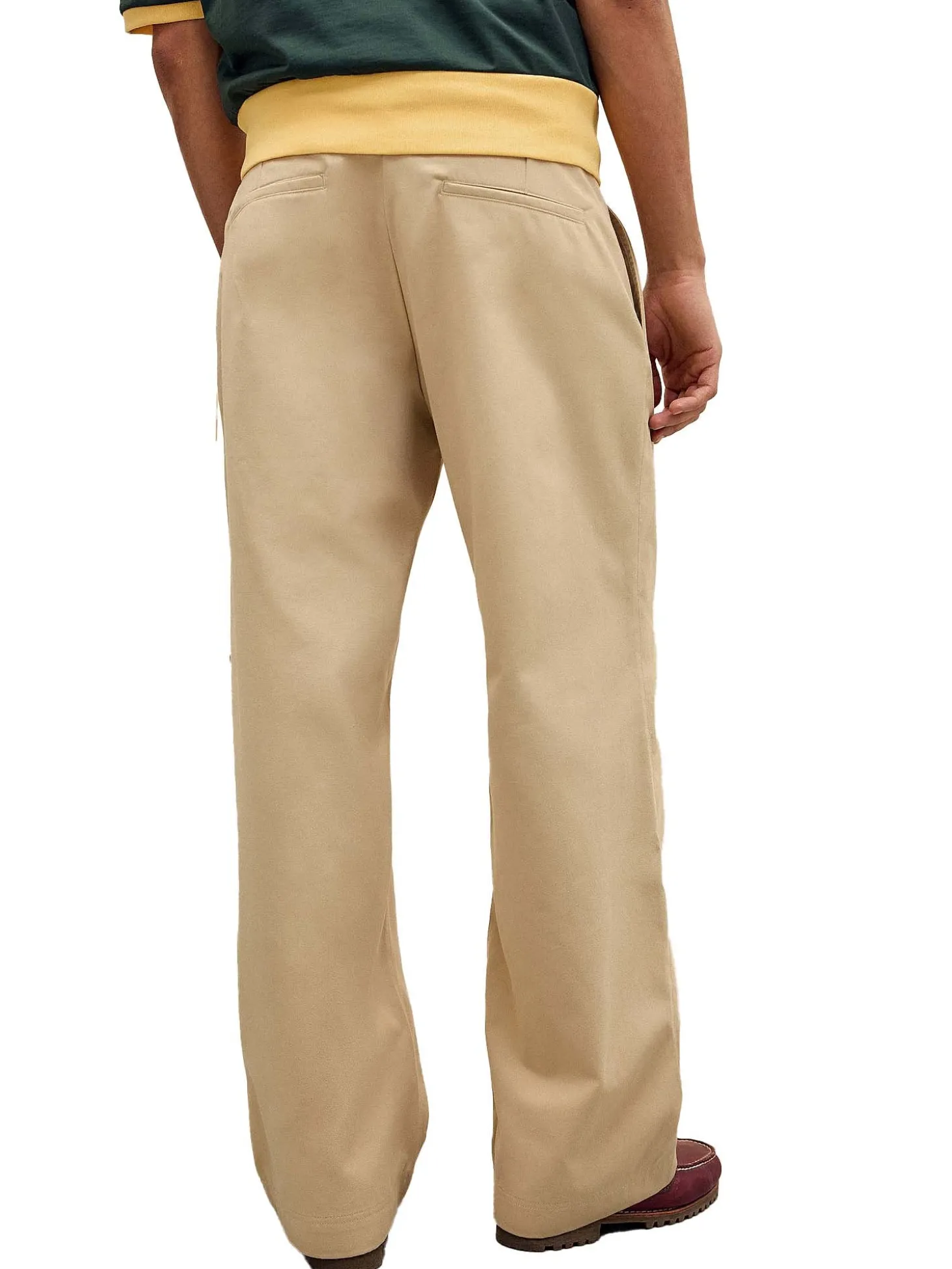 Pantaloni Woven Straight Hem