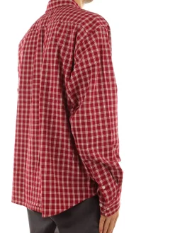 Patch Logo Plaid L/S Shirt