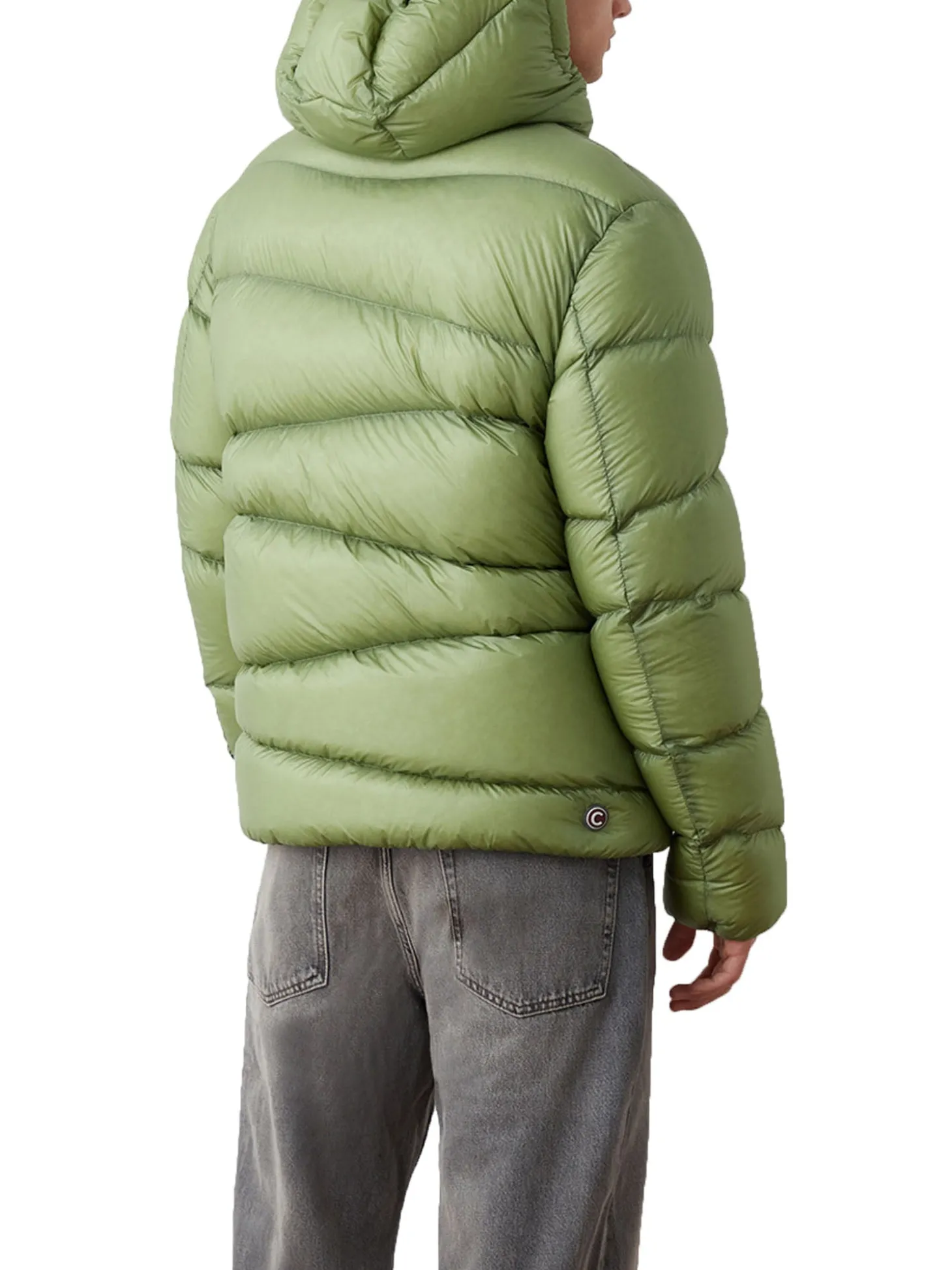Piumino ad Onde in Nylon Ripstop