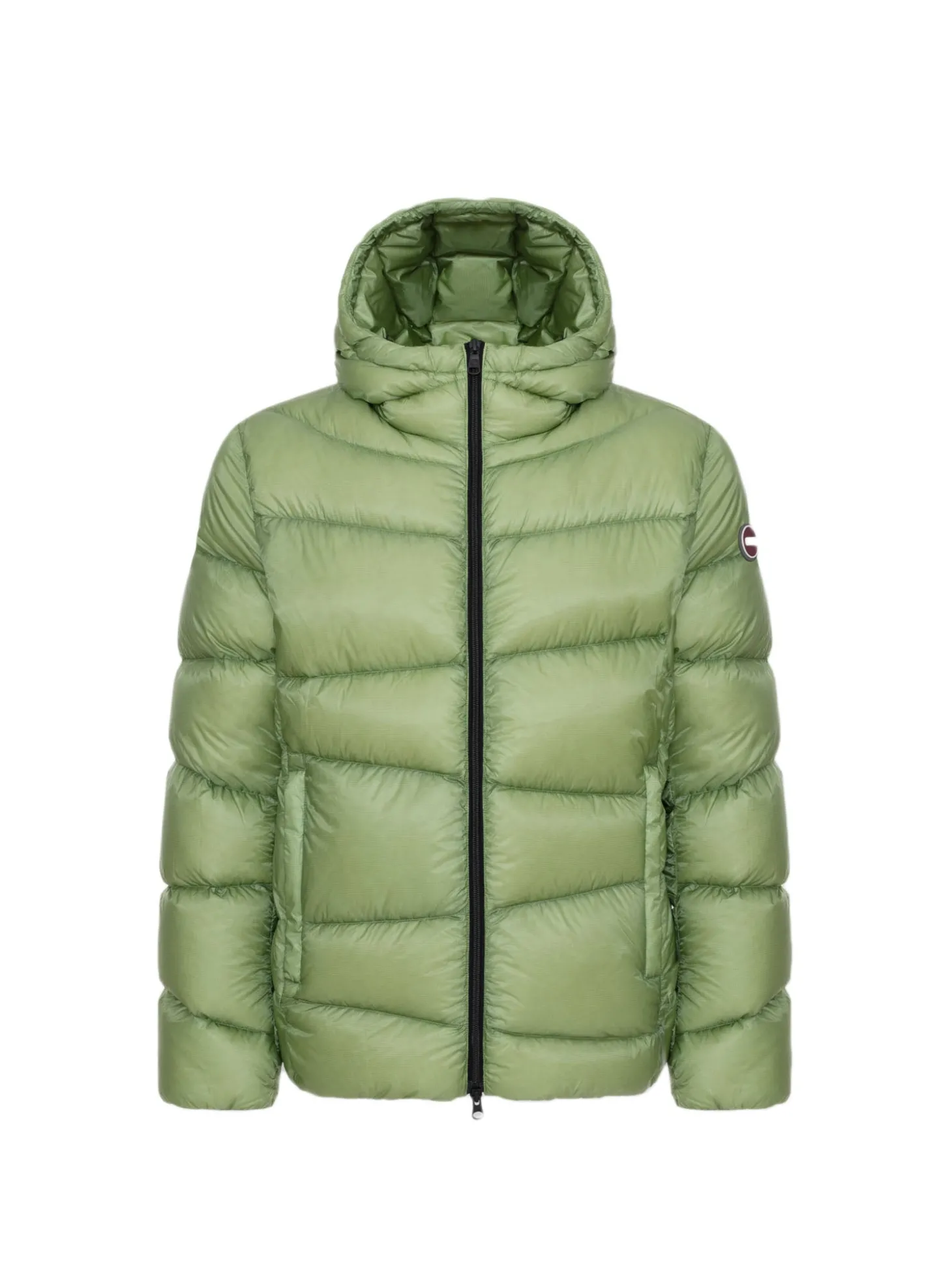 Piumino ad Onde in Nylon Ripstop