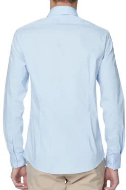 POPLIN STRETCH SLIM SHIRT