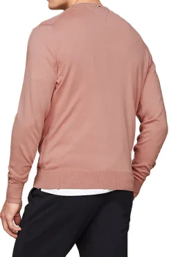 Pullover Con Bandierina Ricamata