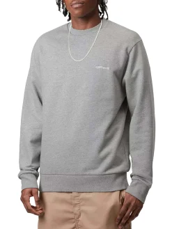 Script Embroidery Sweatshirt