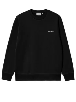 Script Embroidery Sweatshirt