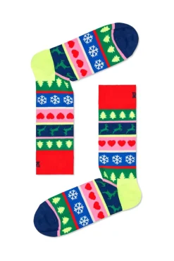 Set regalo da 3 calzini maglione natalizi