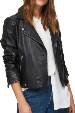 Slfkatie Leather Jacket Noos