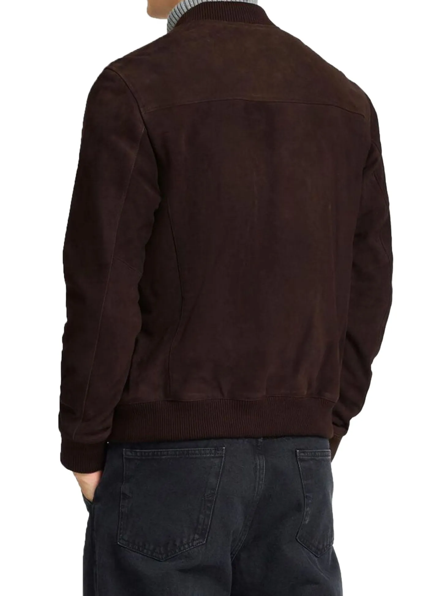 Slharchive Bomber Suede Jkt