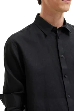 Slhregkylian-Linen Shirt Ls B