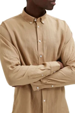Slhregkylian-Linen Shirt Ls B
