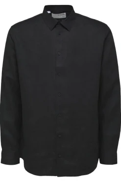 Slhregkylian-Linen Shirt Ls B
